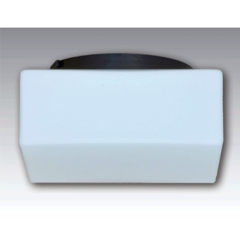 QUARO Socle en Plastique Noir A60 60W E27 195x195x105 IP40