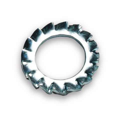 Sluitring, gekarteld, M10