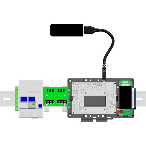 Externe besturingscentrale voor controller/extender-toepassingen, reev Dashboard Pro