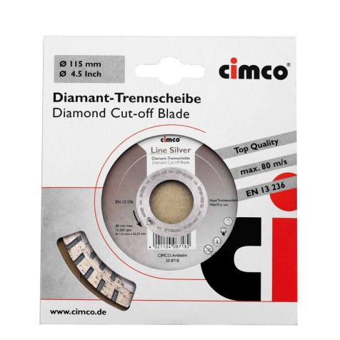 Disques à tronçonner DIAMANT line silver230 mm