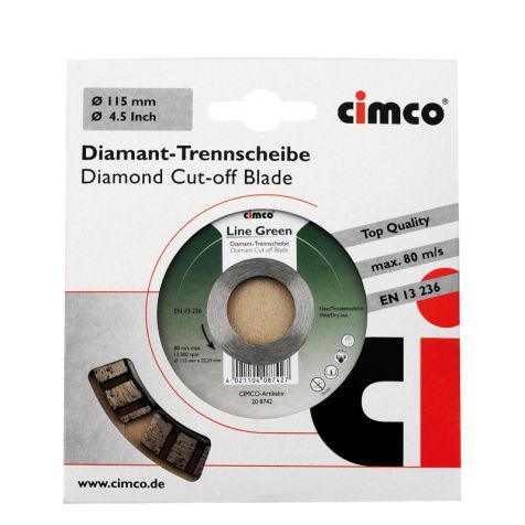 Diamantslijpschijven basalt trottoirbanden diameter 180