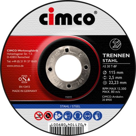Disques à tronçonner Coridon acier 230mm