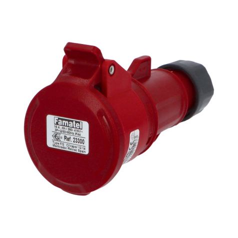 CEE Fiche Femelle 16A 4Pol 400V IP44 6