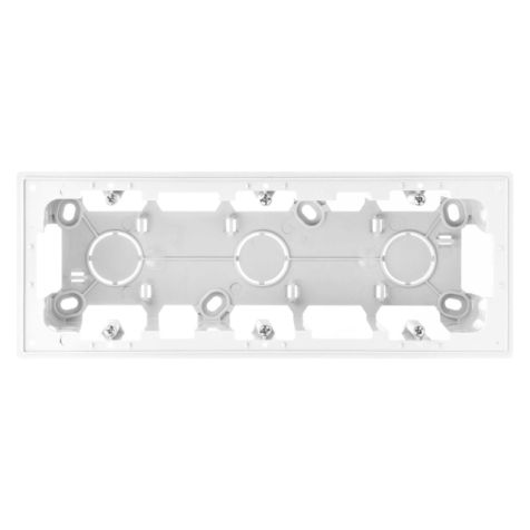 S24 Boîte apparent 3 module, dimension: 227x85mm, couleur: blanc