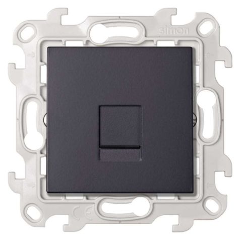 S24 Prise RJ45, UTP Catégorie 6, couleur: graphite