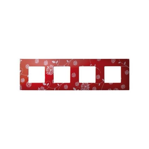 S27 Décor Clip Extrem 4 modules -Red & White