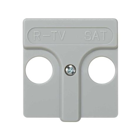 S27 Plaque R-TV-SAT gris