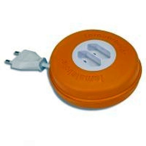 Roller Oranje 2x stopcontacten 2,5A met kabel 3m 2x1,5mm²