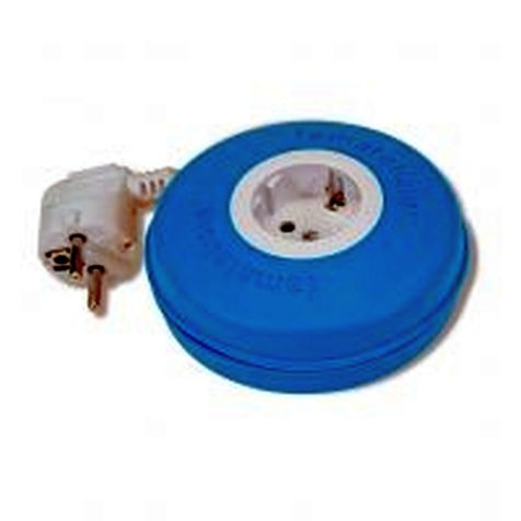 Roller Bleu 1x prise 16A avec câble 2m 3G1,5mm²