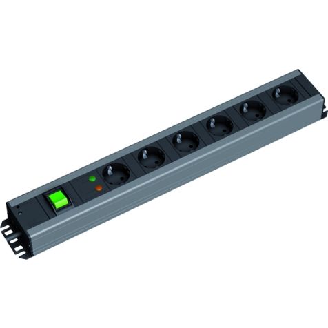 Craftsman Power Strip 6x Schuko 1x Courant de commutation 2m