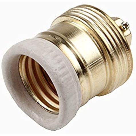 Fitting E27 metaal 4A 250V Goud