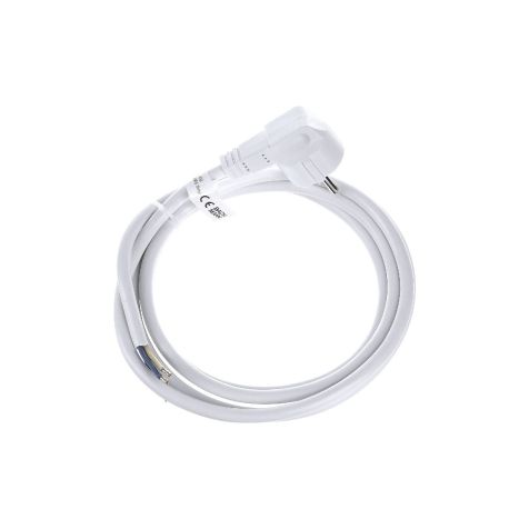 Cordon H05VV-F 3G1,5-Blanc-2m