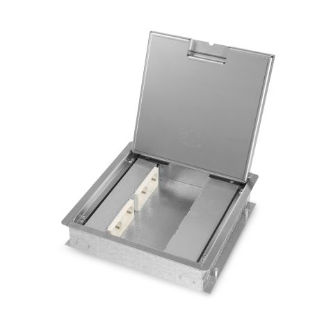 VELOX 2.0® 50mm  - RVS V15 klapdeksel - 4x UTE + 4x leeg (uitsparing 45x45mm)