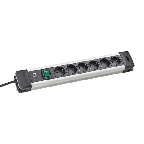 CONNECTUS 6x Schuko 1x Interrupteur 2m