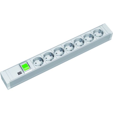 19 PVC 7x Schuko 1x Interrupteur 2m