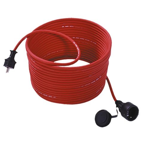 Verlengsnoer HO7RN-F 3G1.5mm 50m rood (SHUKO)