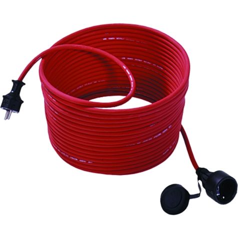 Verlengsnoer HO7RN-F 3G1.5mm 15m rood (SHUKO)