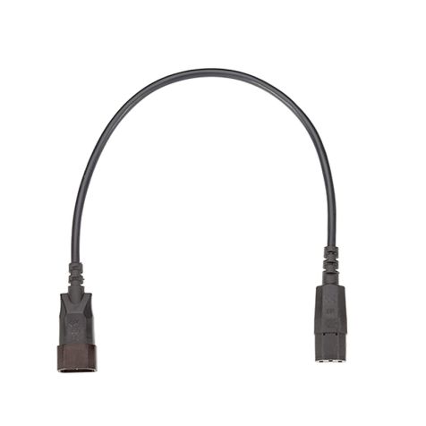 IEC Câbles de connexion H05VV-F3G1 NOir 1m