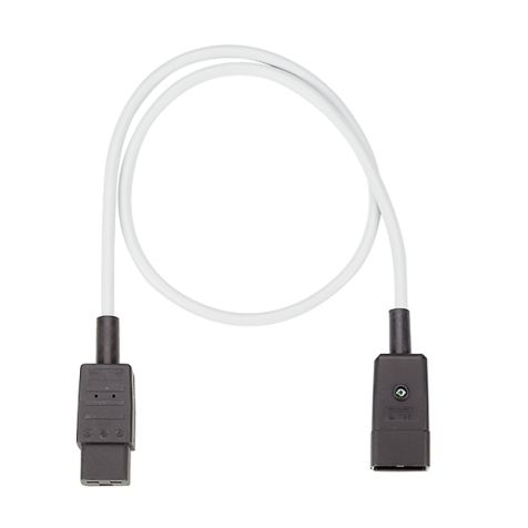 IEC Câbles de connexion H05VV-F 3G1,5mm² Gris, Longeur: 1,5m