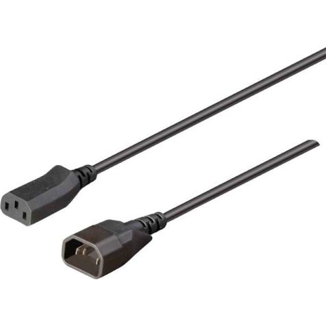 IEC Câbles de connexion H05VV-F 3G1,5mm² Gris, Longeur: 1,5m