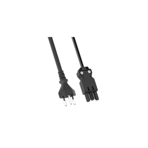 Aansluitsnoer H05VV-F 3G1.00mm², 5m CH GST18i3 zwart