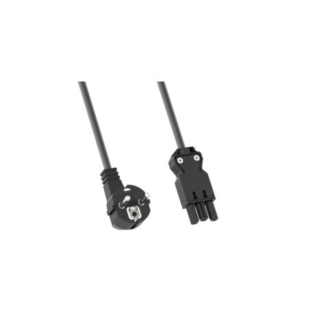 Recht aanzetsnoer H05VV-F 3G1.5mm², 2m WIELAND GST18i3 halogeenvrij