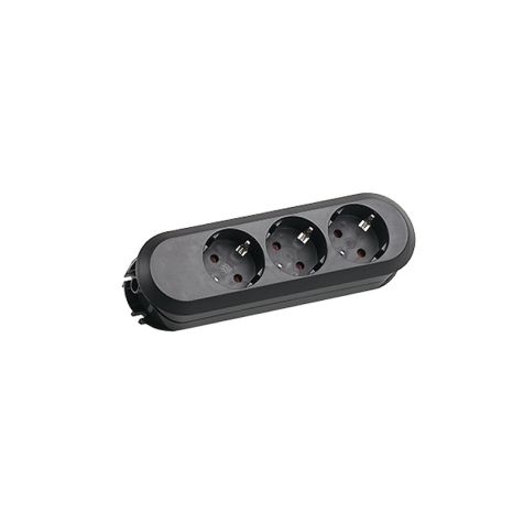 SMART 3x Schuko sans câble noir