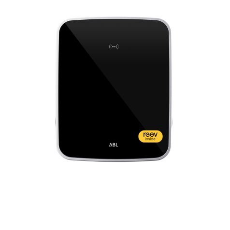 Wallbox eMH3, 2x 22kW, 2x type 2 contactdoos, extender, reev Dashboard Compact