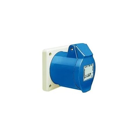 Inbouwdoos recht 16A 3P 400V 9h IP44