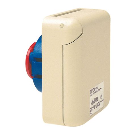 MONDO Inbouwdoos 16A 3P 230V 6h IP44