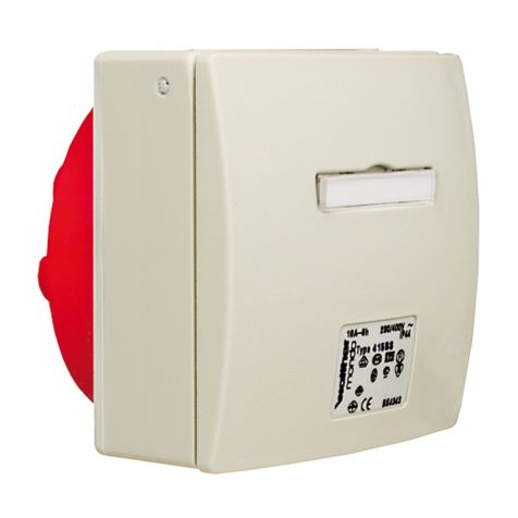 MONDO Inbouwdoos 32A 5P 400V 6h IP44