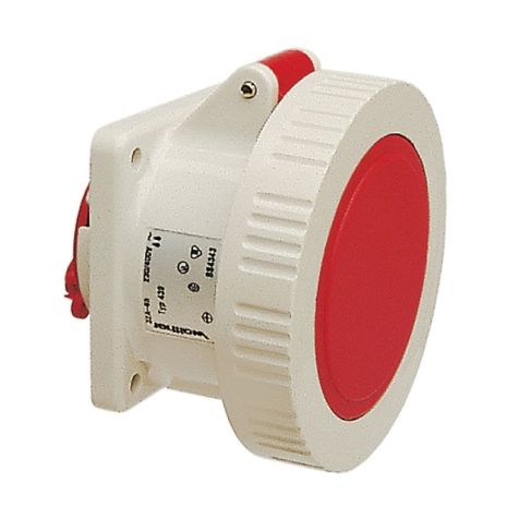 CEE Stopcontact recht 63A 5P 380V IP67