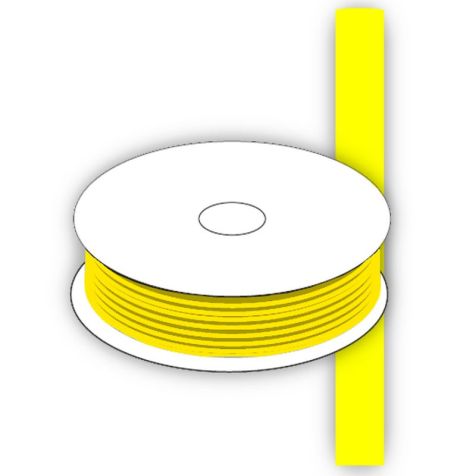 CGP-TEC-102/51-4 YELLOW / thin wall tubing in spool / Heat