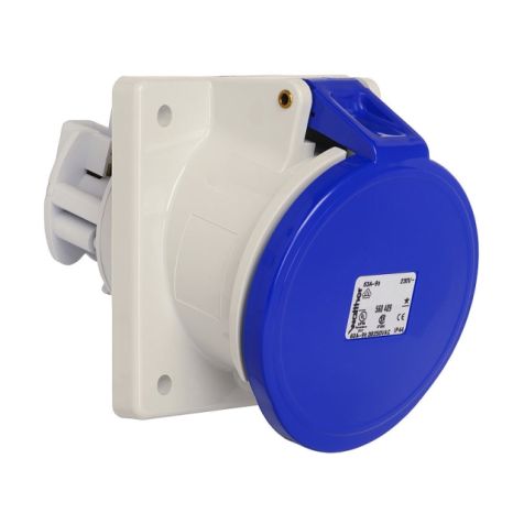 Inbouwdoos schuin 16A 4P 230V 9h IP44