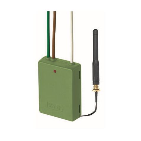 E2BPPX - Émetteur sans fil encastré à deux canaux pour bouton-poussoir à impulsion (avec antenne externe)