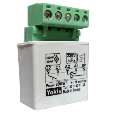 CVI34 - Inverseur pour modules d'obturation avec contact permanent pour modules série 500