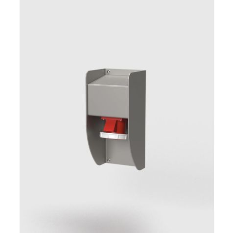 Prise murale 5510E - 1 module (1x CEE 5/32A 400V), Alu EV1