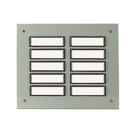 ETA 855 EV1 Deurbel 2x5 knoppen uit aluminium (geanodiseerd) EV1