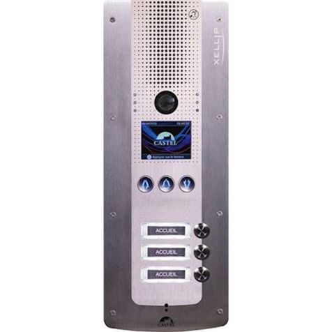 XE PAD VIDEO 3B deurpost audio video FulIP/SIP digitale display mod.+ 3 drkknp.