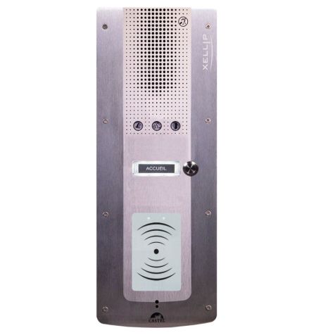 XE AUDIO 1B MI/C Deurpost audio Full IP/SIP 1drkp + proxylezer Mifare PoE