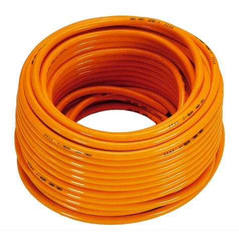 Kabel op rol van 50m H07BQ-F 3G1,5mm² oranje