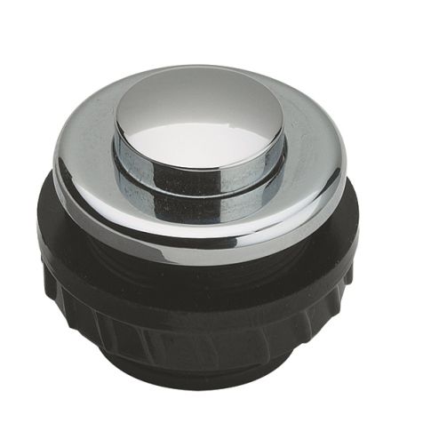 PROTACT 360 CR Bouton poussoir rond encastré en laiton chromé, IP 54