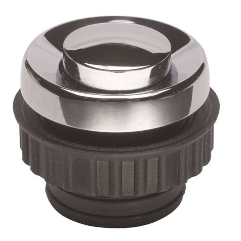 PROTACT 260 CR Bouton poussoir rond encastré en laiton chromé, IP 54