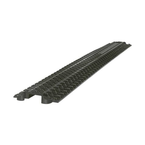 Kabelbrug kanal1 recht rubber 1000x130x20mm 1xkanaal grote 40x10mm