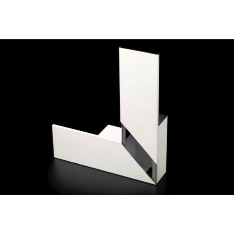 CKA Embout ferm Pièce droit 60x40mm RAL9010