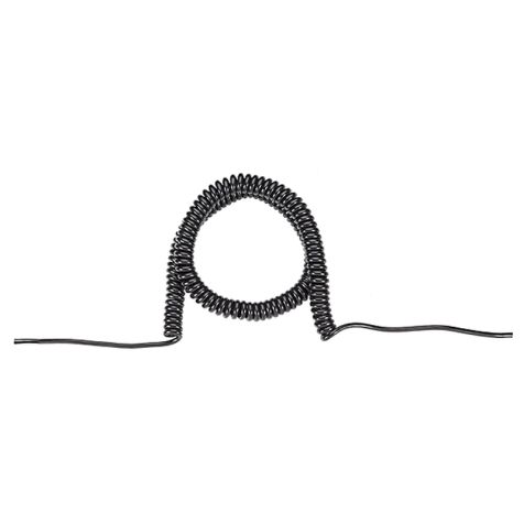 Cordon spiralé‚ CS-HO5VV-F 3G1.5 noir 1-4m