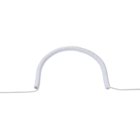 Cordon spiralé‚ CS-HO5VV-F 3G1.5 blanc 0,5-2m