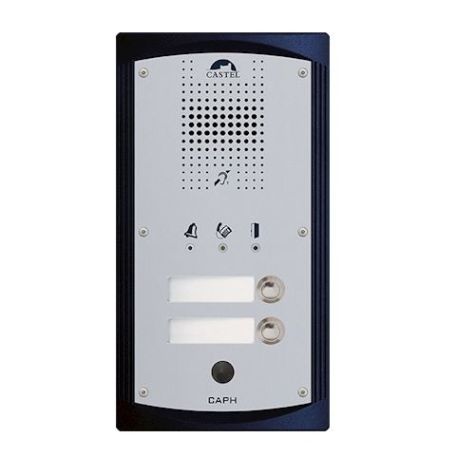 Audio deurplaat 2 drukknoppen met ingebouwde kaart voor acht