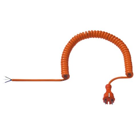 Spiraalsnoer H07BQ-F 3G1,5mm² oranje