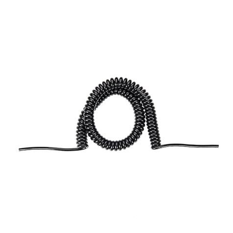 Spiraalsnoer CS-YMH11Y-J 5x1,5mm² 0,5-2,5m zwart
